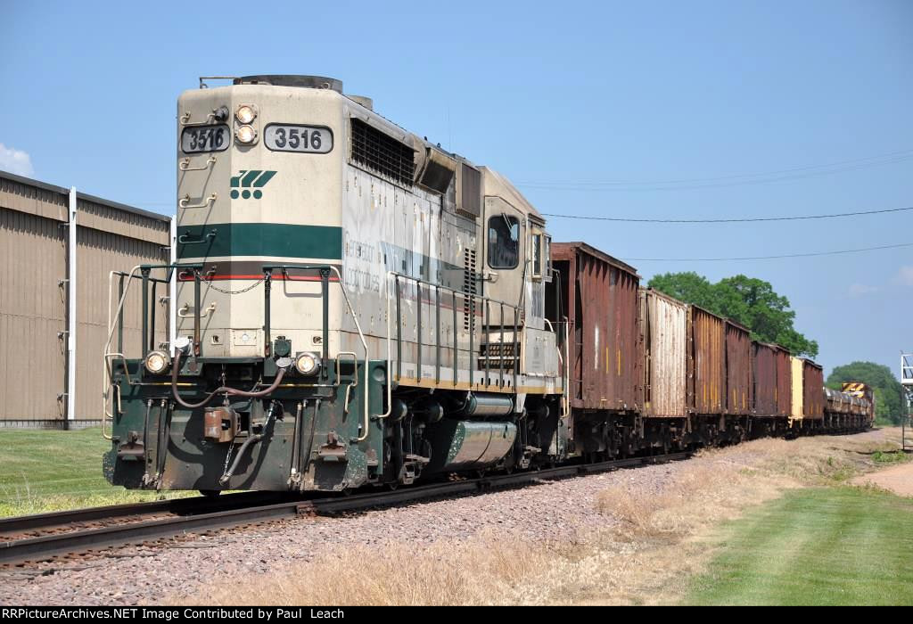 Westbound work train